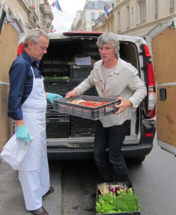 Alain Passard - Réception légumes