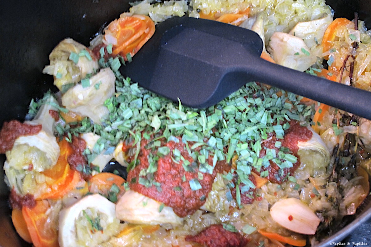 Barigoule d'artichauts