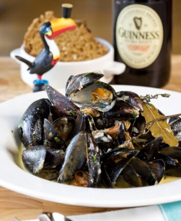 Moules à la Guinness