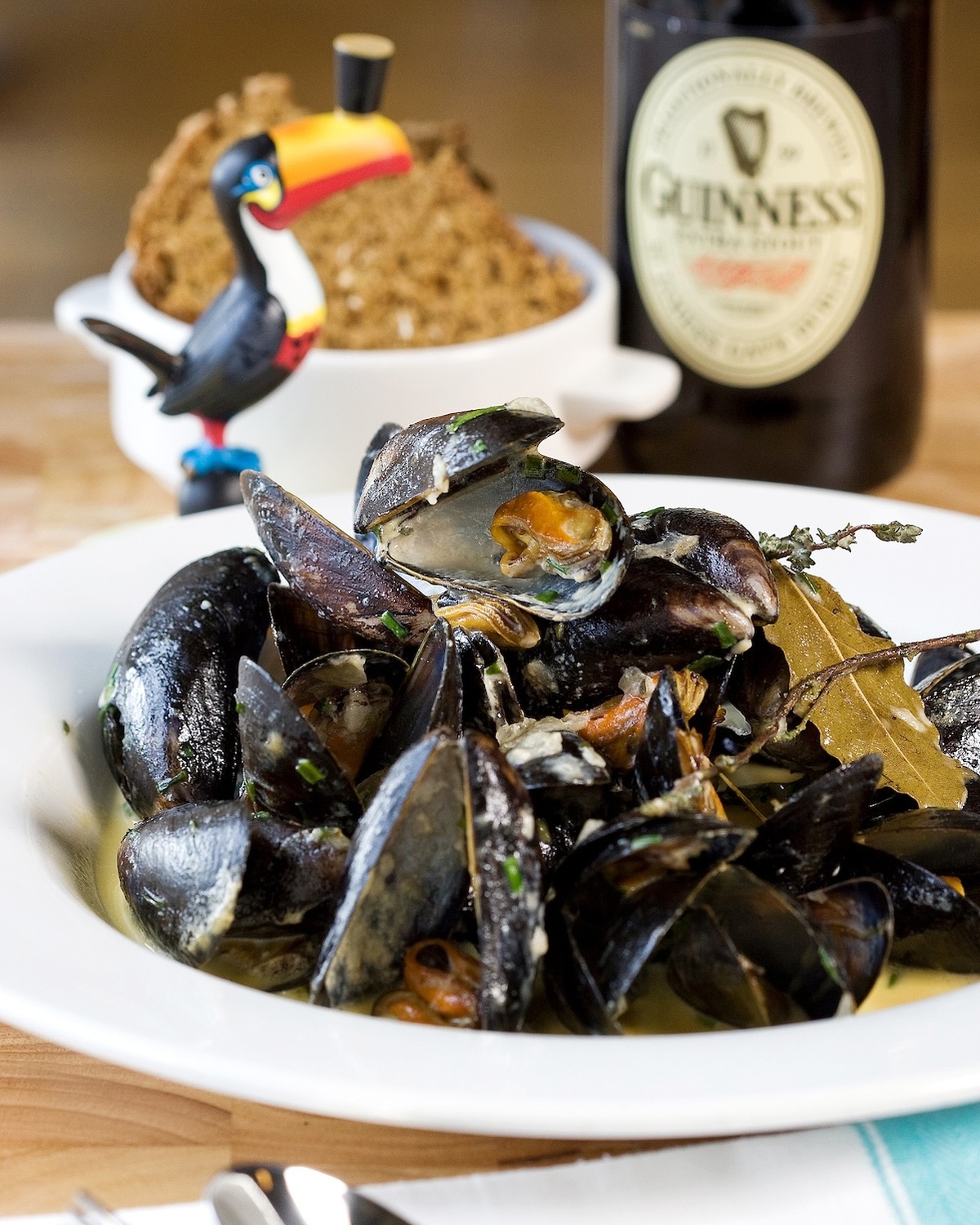 Moules à la Guinness