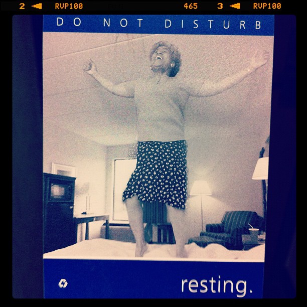 Do not disturb ...
