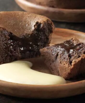 Fondant au chocolat et au lait concentré