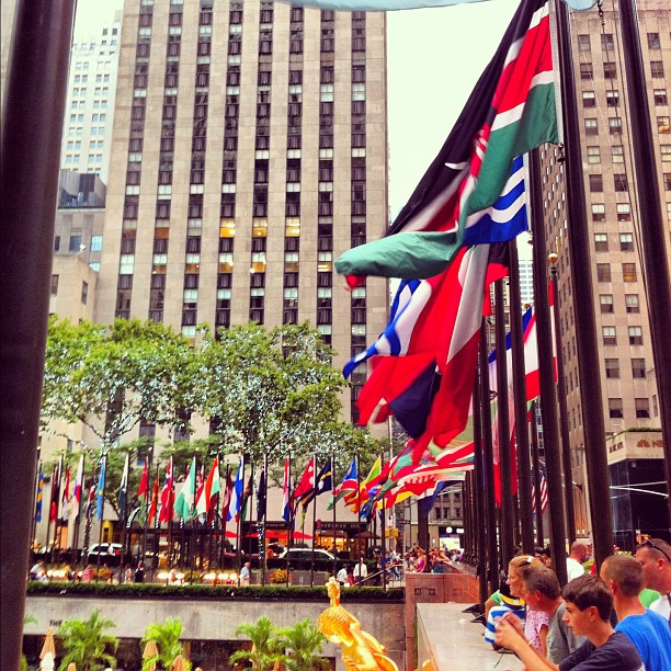 Rockefeller plaza #newyork