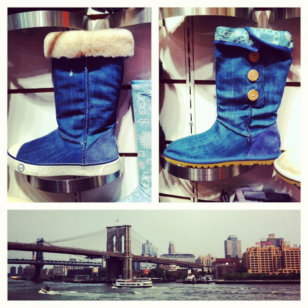 Les UGG en jean seront à la mise cet hiver à #newyork