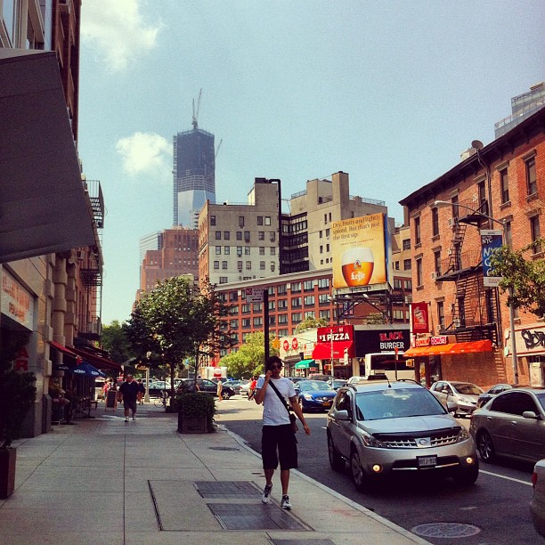 La Freedom Tower (ou one world trade center) vie depuis ChinaTown #newyork