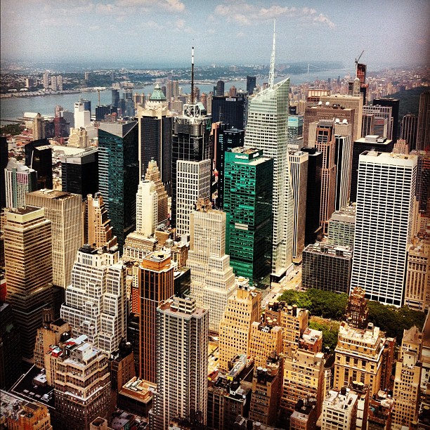 Upper Manhattan - du haut de l'Empire State Building
