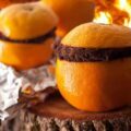 Gâteau au chocolat cuit dans une orange
