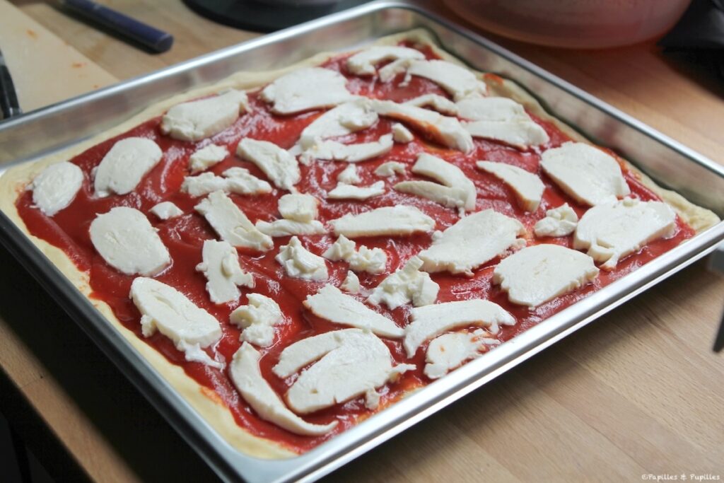 Ajoutez la mozzarella