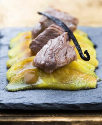 Agneau et pommes façon Tatin