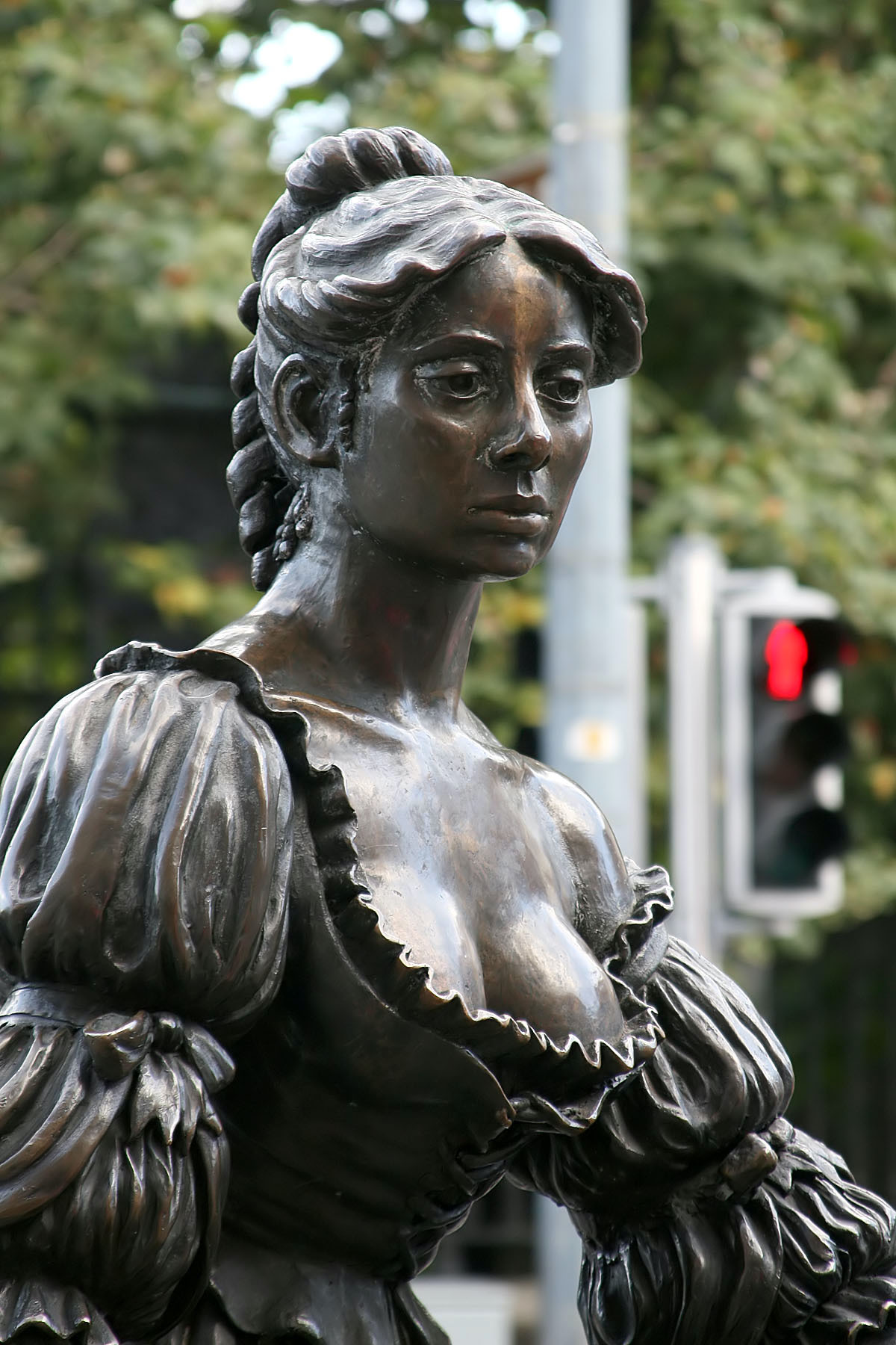 Statue de Molly Malone à Dublin, figure emblématique de la ville