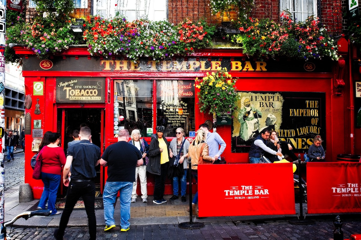 Temple Bar quartier historique à Dublin