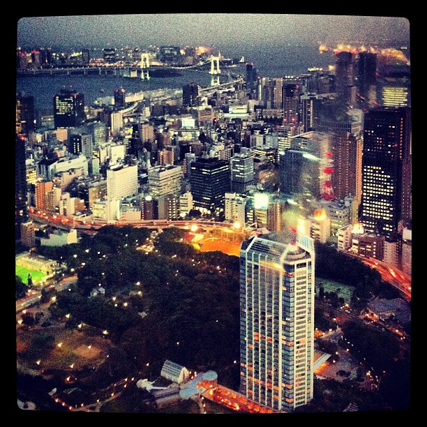 Tokyo - photo prise du haut de la Tokyo Tower