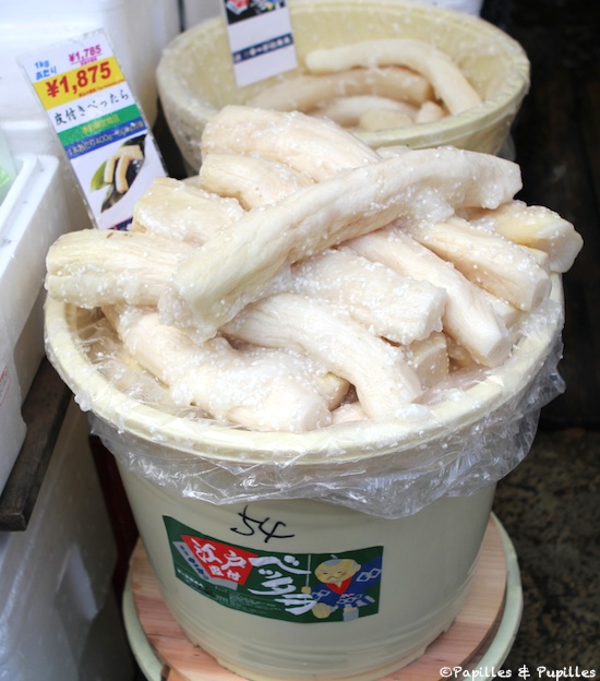 Bettara zuké - Marinade de Daikon en entier avec du sel (pas trop fort), du kôji (aspergille) et du sucre