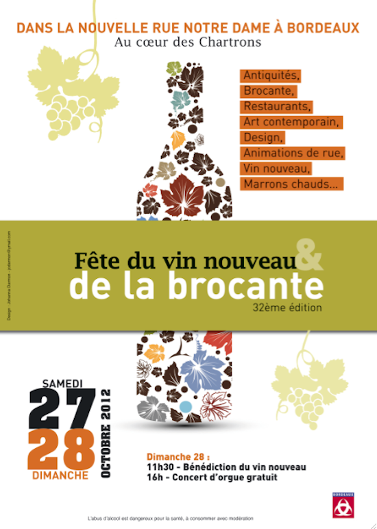 Fête du vin nouveau et de la brocante 2012 - Bordeaux
