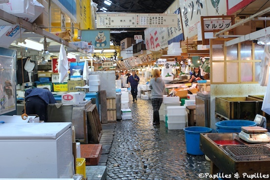 Marché aux poissons de Tsukiji, Tokyo, Japon