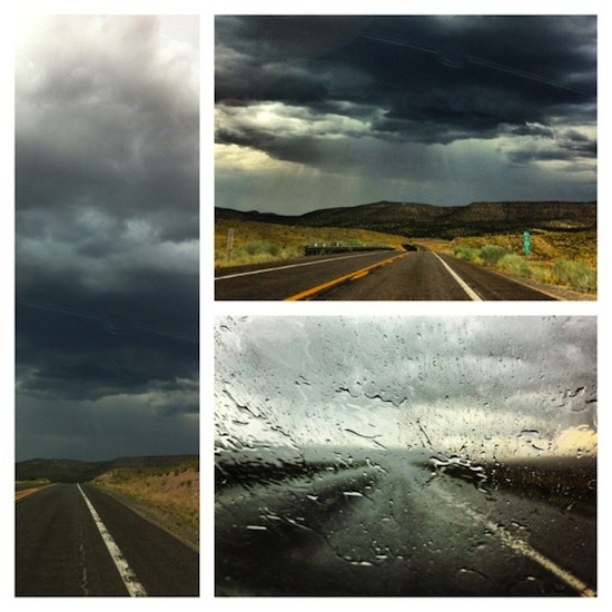 Orage sur la route 66 - Arizona Orage sur la route 66 - Arizona