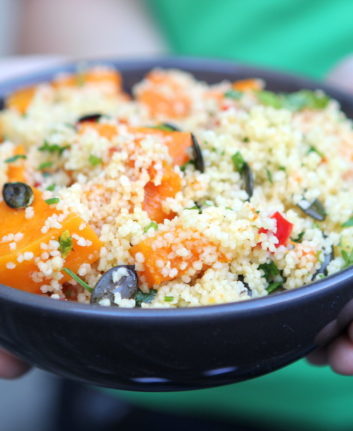 Taboulé à la courge butternut rôtie