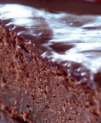 Gâteau au chocolat sans lait sans gluten ©Frédéric Vasseur