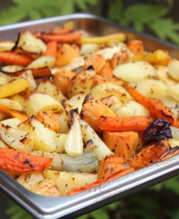 Légumes d'automne rôtis au four