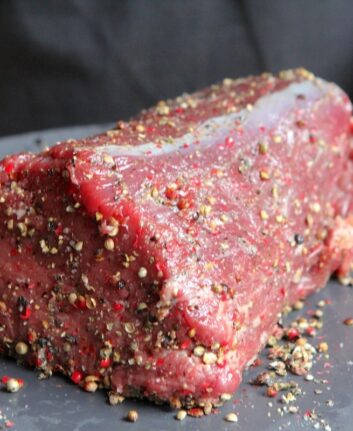 Rôti de boeuf au poivre