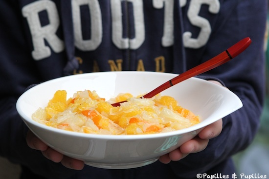 Salade d'agrumes au miel