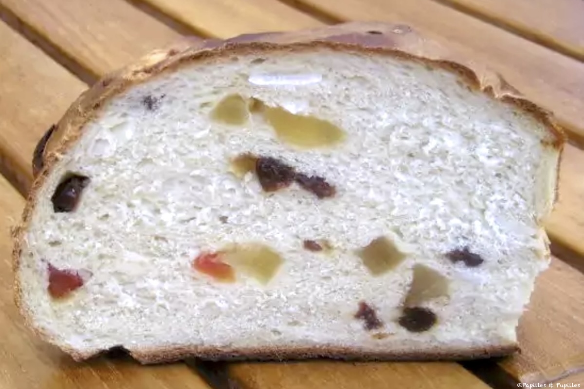 Pain ananas coco, fruits exotiques