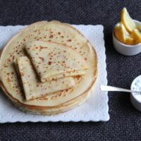 Crèpes légère sucre citron