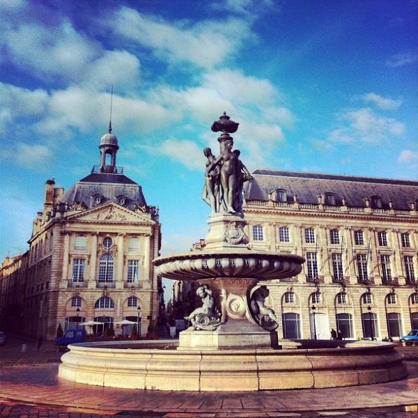 Grand beau temps aujourd'hui - Place de la Bourse, Bordeaux