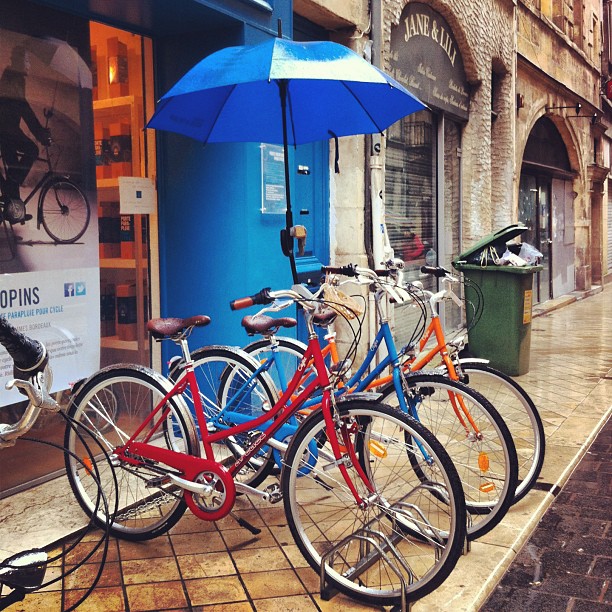 Parapluie pour vélo