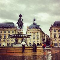 Bordeaux, place de la bourse