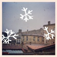 Il neige #Bordeaux