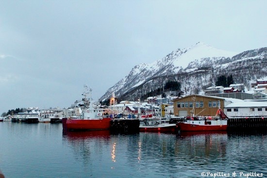Dans le port de Myre, Norvège