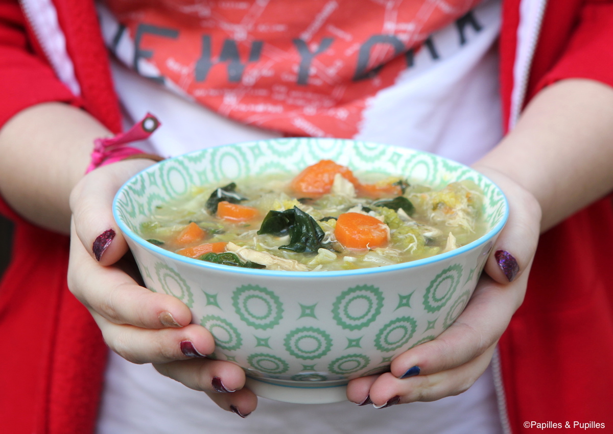 Soupe aux légumes et poulet de Jamie Oliver