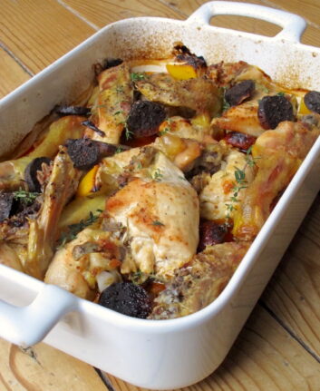 Poulet au chorizo