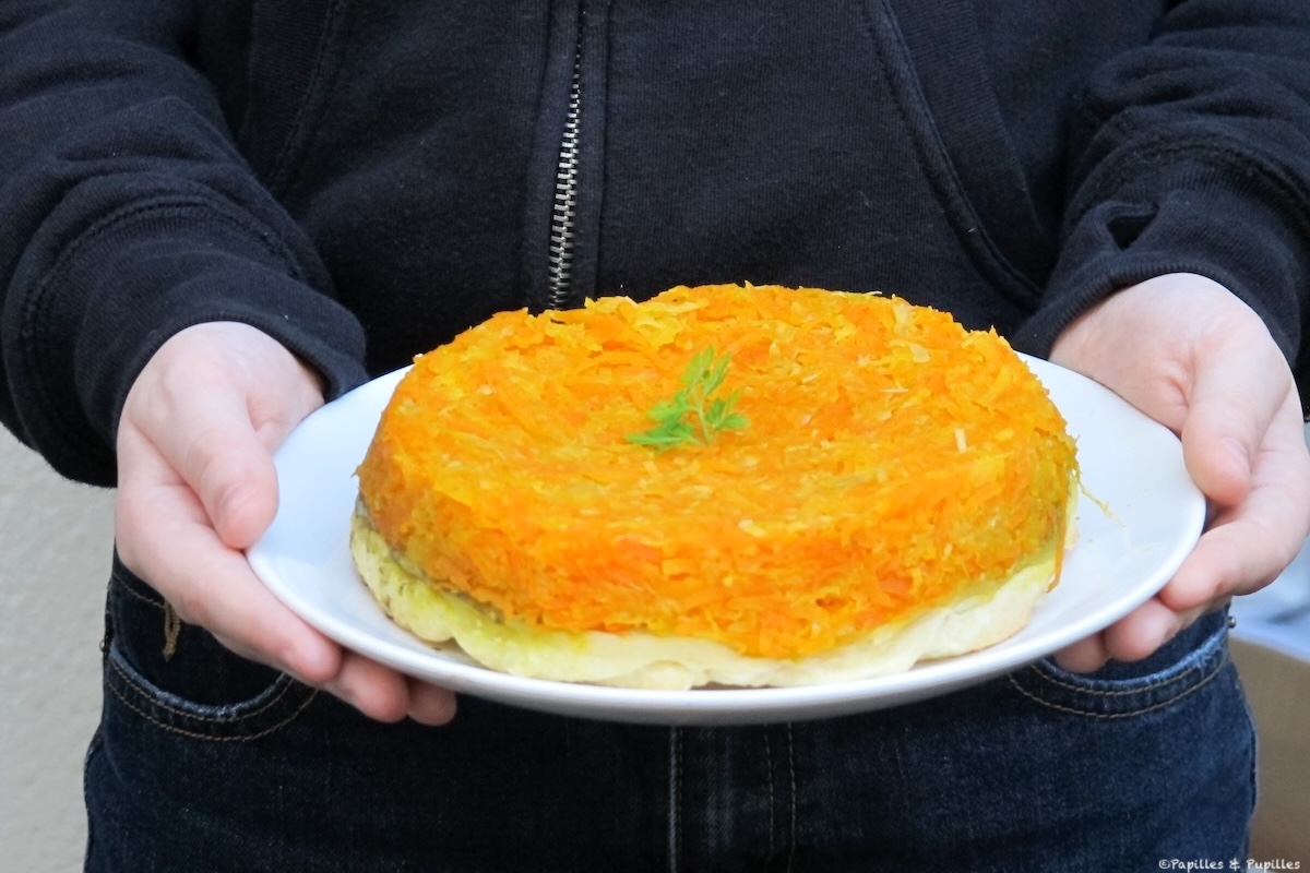 Tarte Tatin carottes fenouil ail des ours