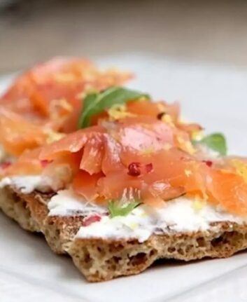 Tartines du dimanche soir au saumon fumé