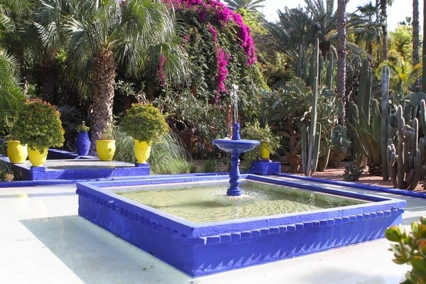 Fontaine - Jardin Majorelle ©AnneLataillade 2013