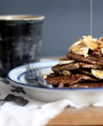 Pancakes bananes chocolat ©MyNewroots