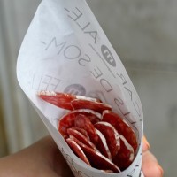 Street Food Barcelone - Saucisson