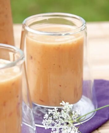 Smoothies pêche abricot