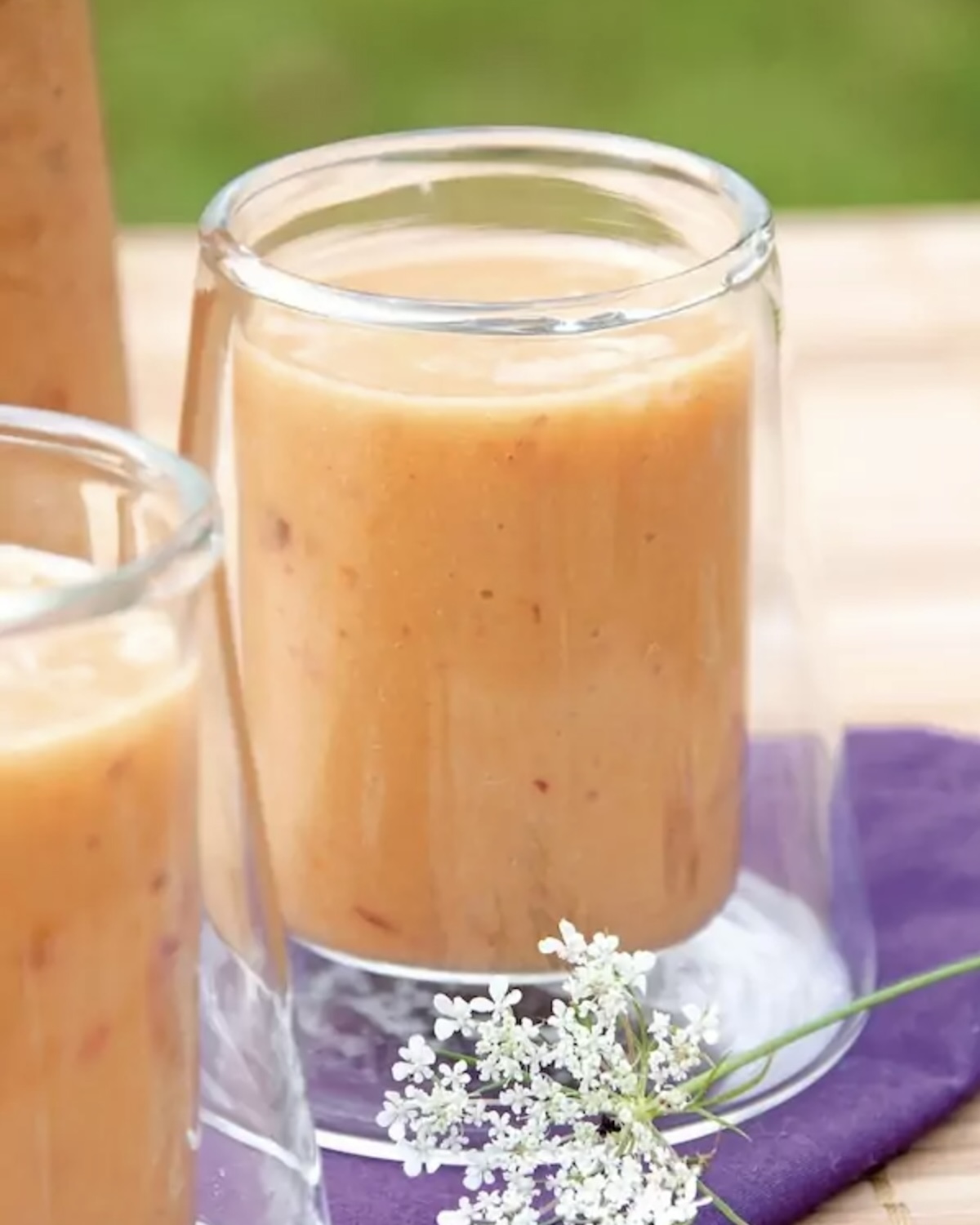Smoothies pêche abricot