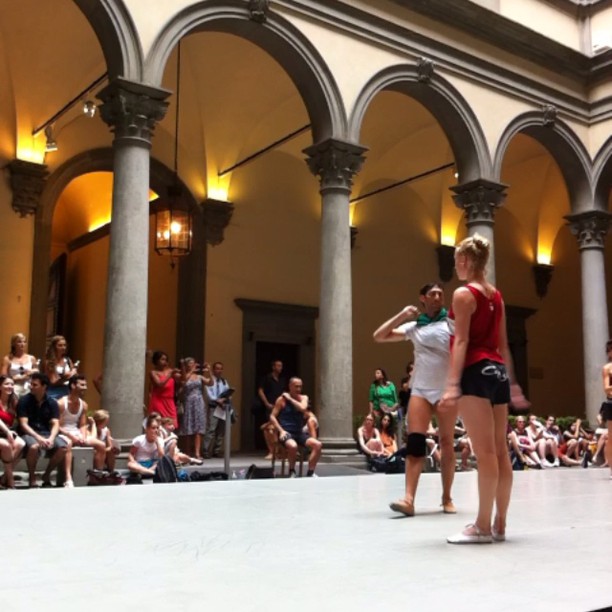 Cours de Danse au palais Strozzi, Florence, Italie