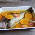 Daurade au four à l'orange et au citron