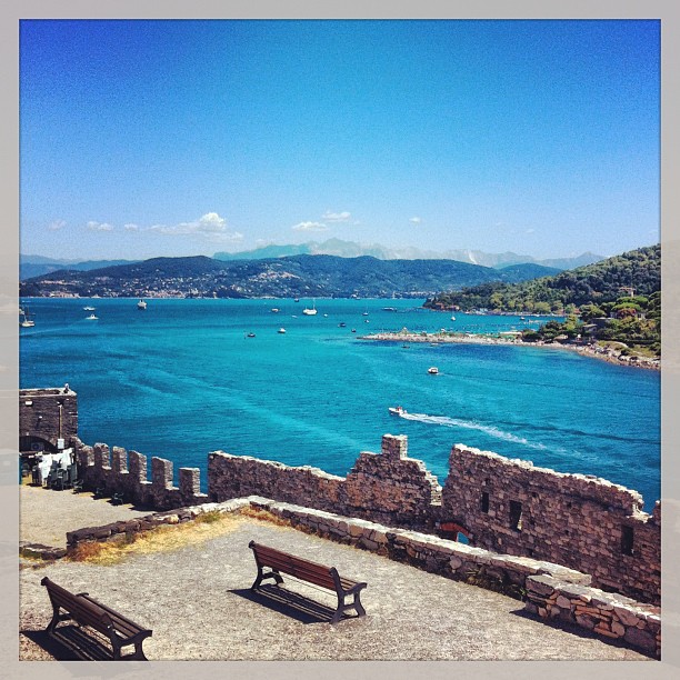Porto Venere - vue depuis le fort, Italie