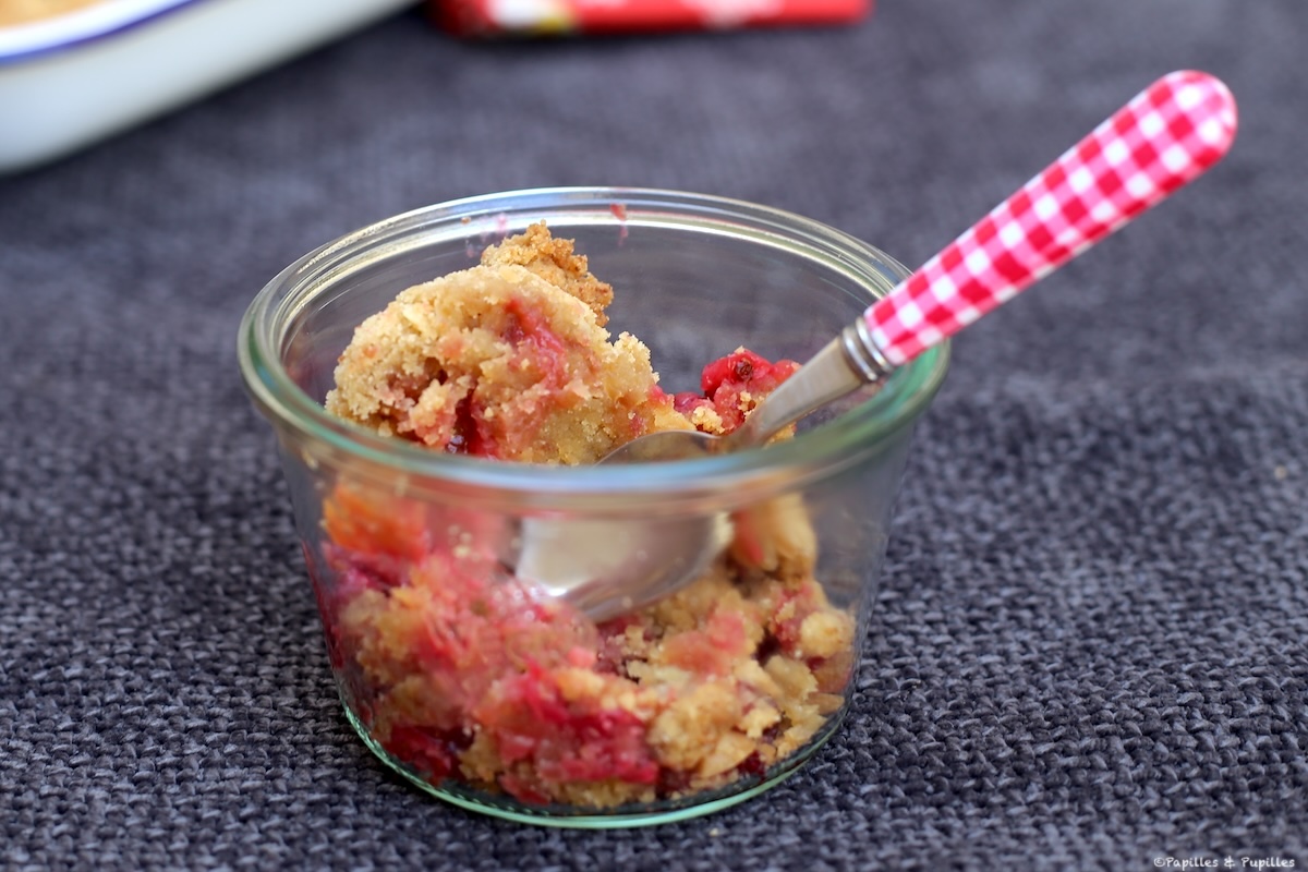 Crumble aux groseilles