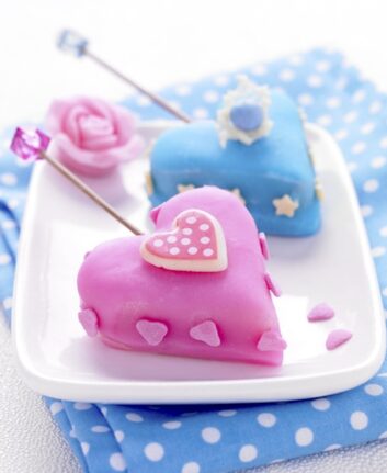 Cakes pops de la Saint Valentin