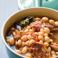 Cocotte d’agneau aux cocos de Paimpol