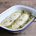 Filets de limande à la fondue de poireau