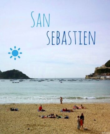 La plage de San Sébastien