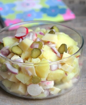 Salade pommes de terre oignon rouge